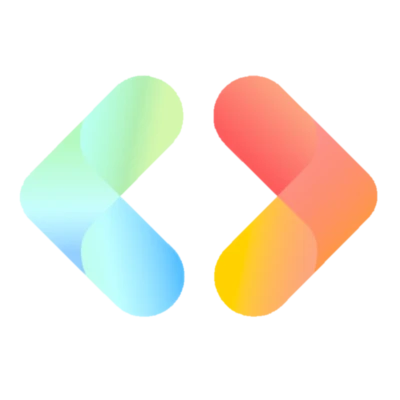 Colorful Code Brackets App Icon Free PNG