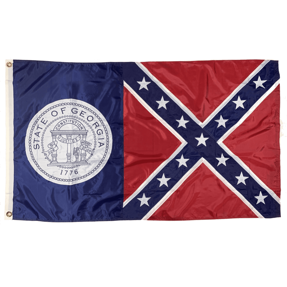 Historic Georgia State Flag Free Clipart