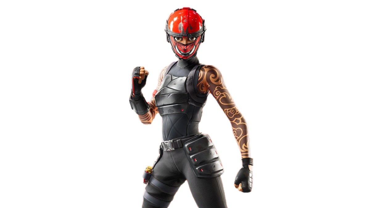 Fortnite Red Helmet Mask Skin Free PNG