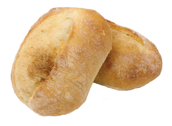 Two Crusty Bread Rolls Free Clipart