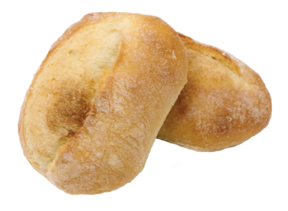 Two Crusty Bread Rolls Free Clipart