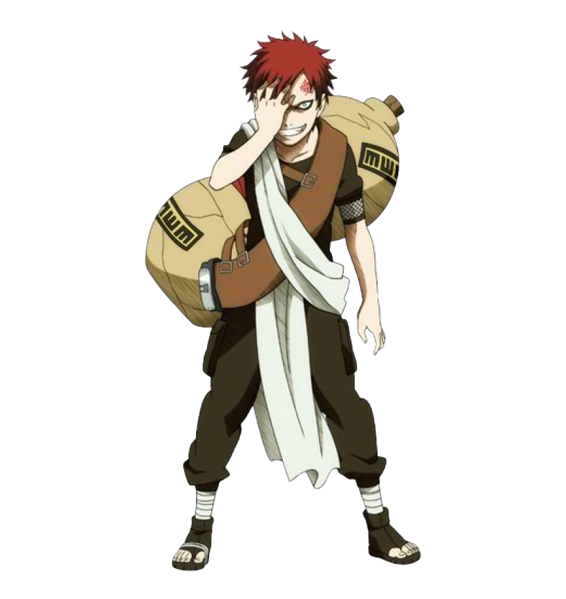 Gaara Naruto Character Clipart Free PNG