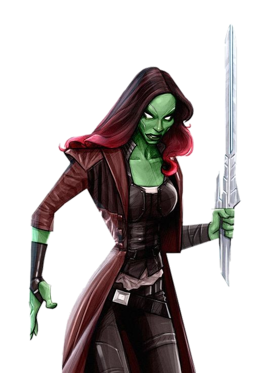 Gamora Marvel Comic Character Clipart