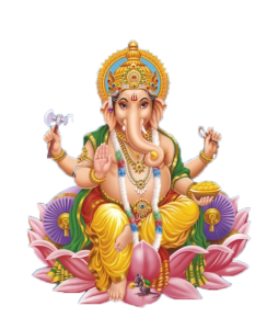 Colorful Lord Ganesha Sitting Free Clipart