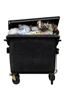 Black Garbage Bin Clipart Free PNG