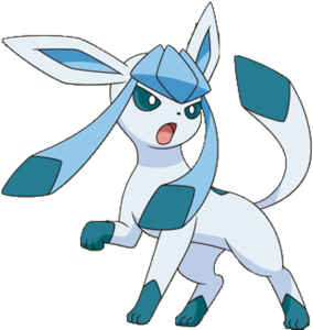 Glaceon Ice Type Pokemon PNG Image