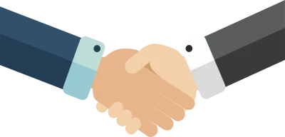 Corporate Handshake Illustration Free PNG