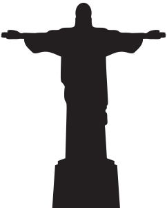 Christ The Redeemer Statue Silhouette Transparent Background