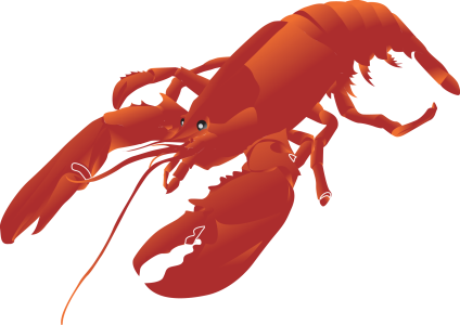Red Lobster Illustration Clipart