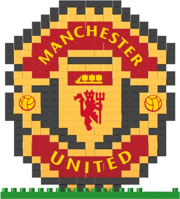 Manchester United Pixel Logo Transparent Background