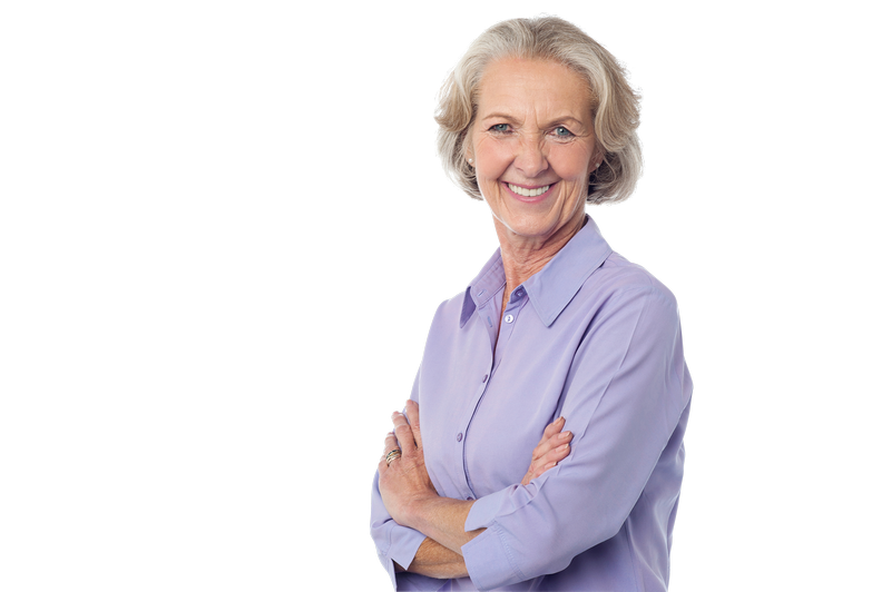 Professional Senior Woman Smiling Free PNG