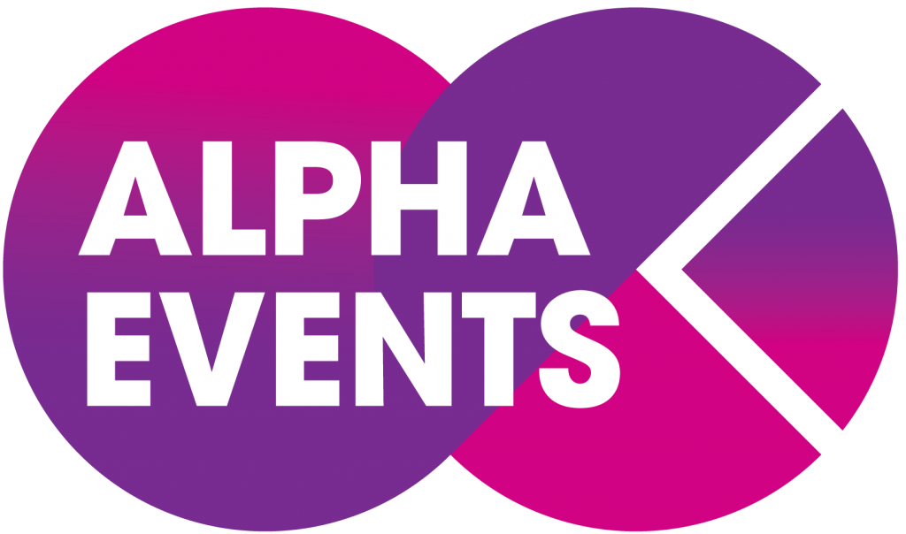 Alpha Events Logo Graphic Clipart