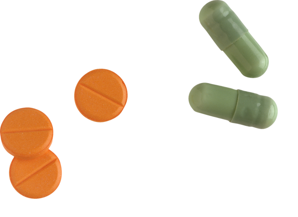 Orange Pills And Green Capsules Medicine Free Clipart
