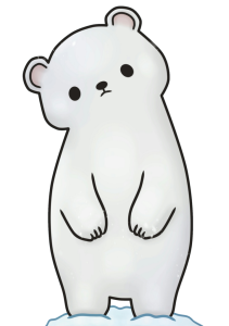 Cute Polar Bear Cartoon Character Free Download