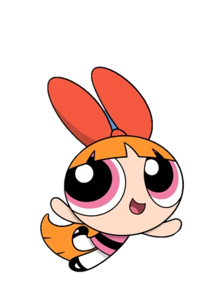Blossom Powerpuff Girls Character Free PNG
