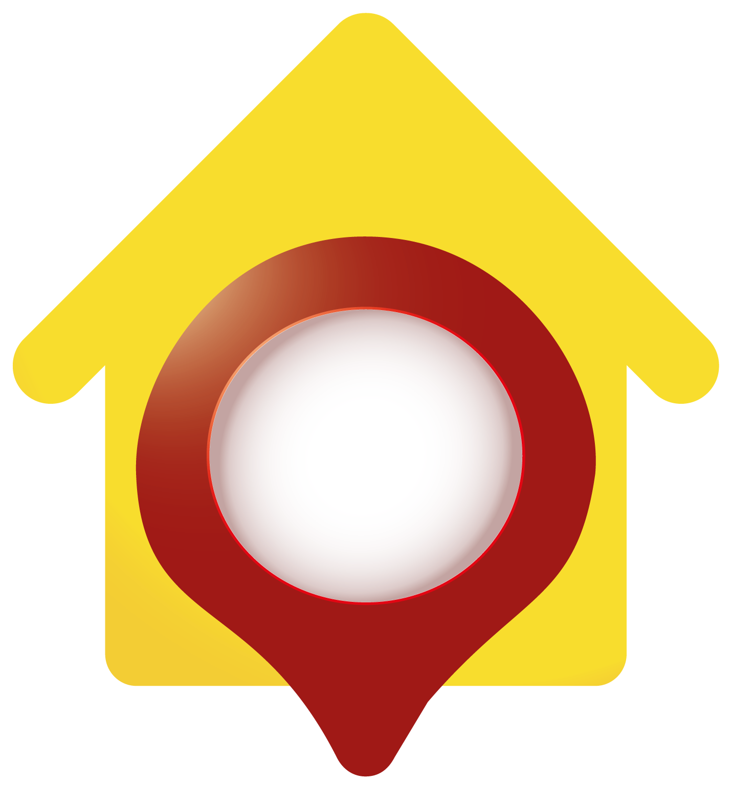 House Shape Location Pin Icon Free Download