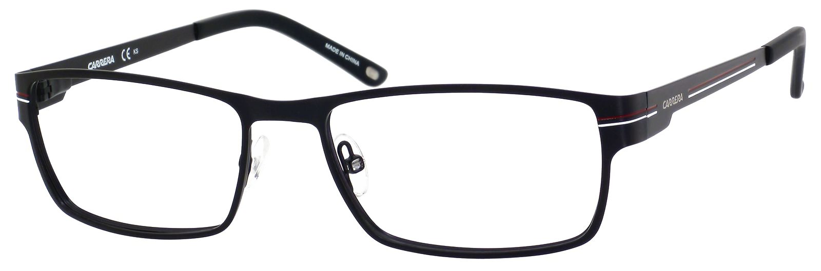 Carrera Black Rectangular Eyeglasses Free Clipart