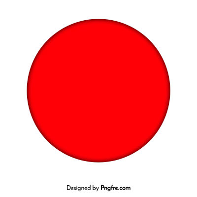 Simple Red Circle Shape Free Clipart
