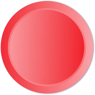 3D Red Round Button Shape Free Download
