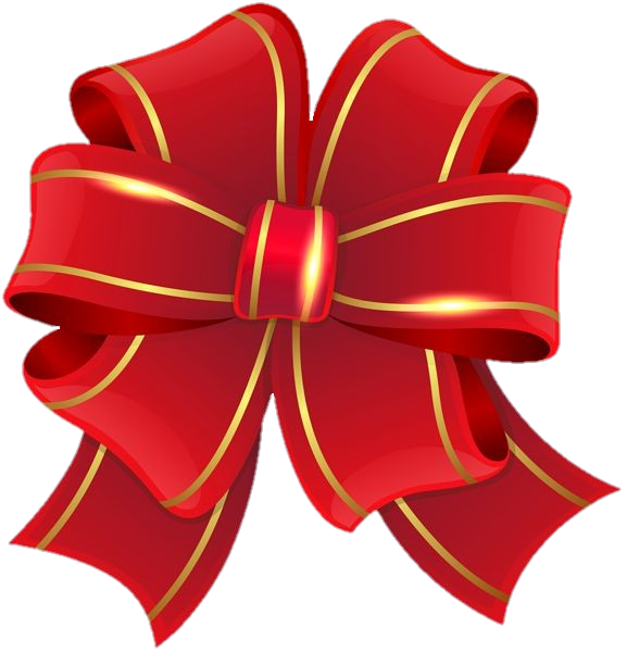 Big Red Christmas Ribbon Bow Free Download