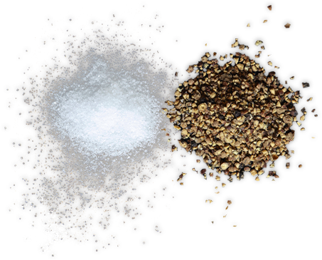 Salt And Black Pepper Piles Free Clipart