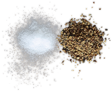 Salt And Black Pepper Piles Free Clipart