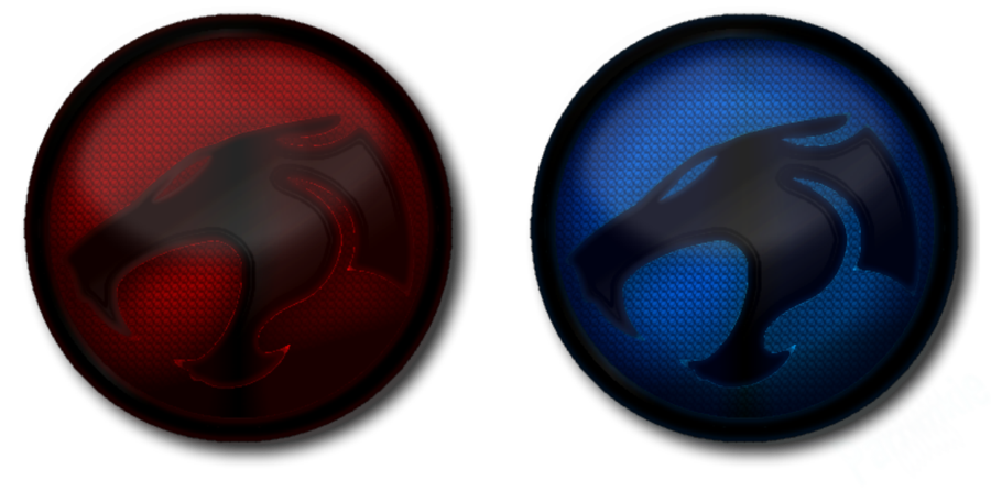 Thundercats Red and Blue Logos Free PNG