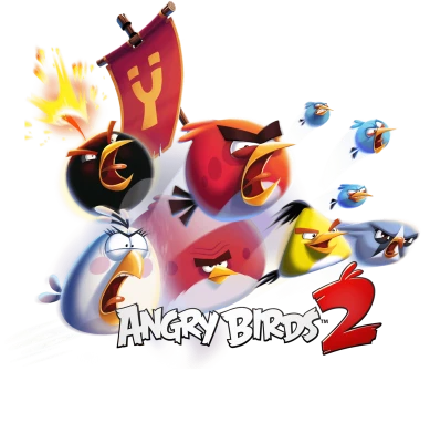 Angry Birds 2 Logo Characters PNG