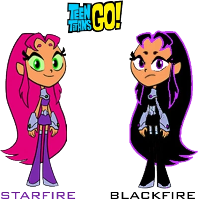 Free Starfire Blackfire Teen Titans PNG