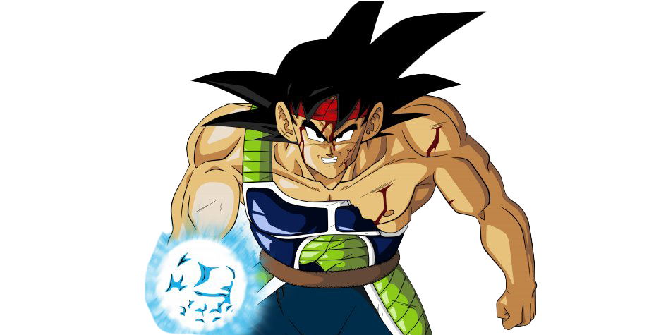 Bardock Dragon Ball Charging Attack Free Clipart