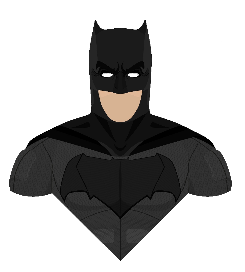 Batman Cowl Mask Illustration Free Clipart