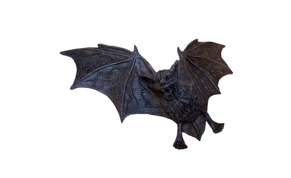 Bat Flying Sculpture Figurine Free Clipart