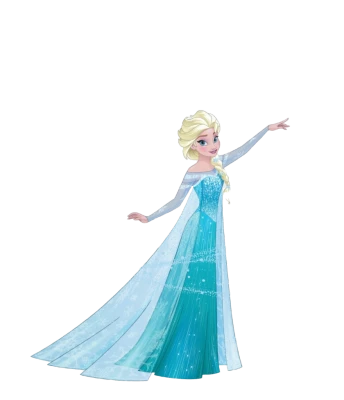 Elsa Frozen Pointing PNG Image