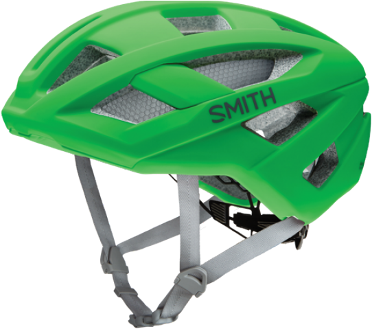 Smith Green Bicycle Helmet Clipart