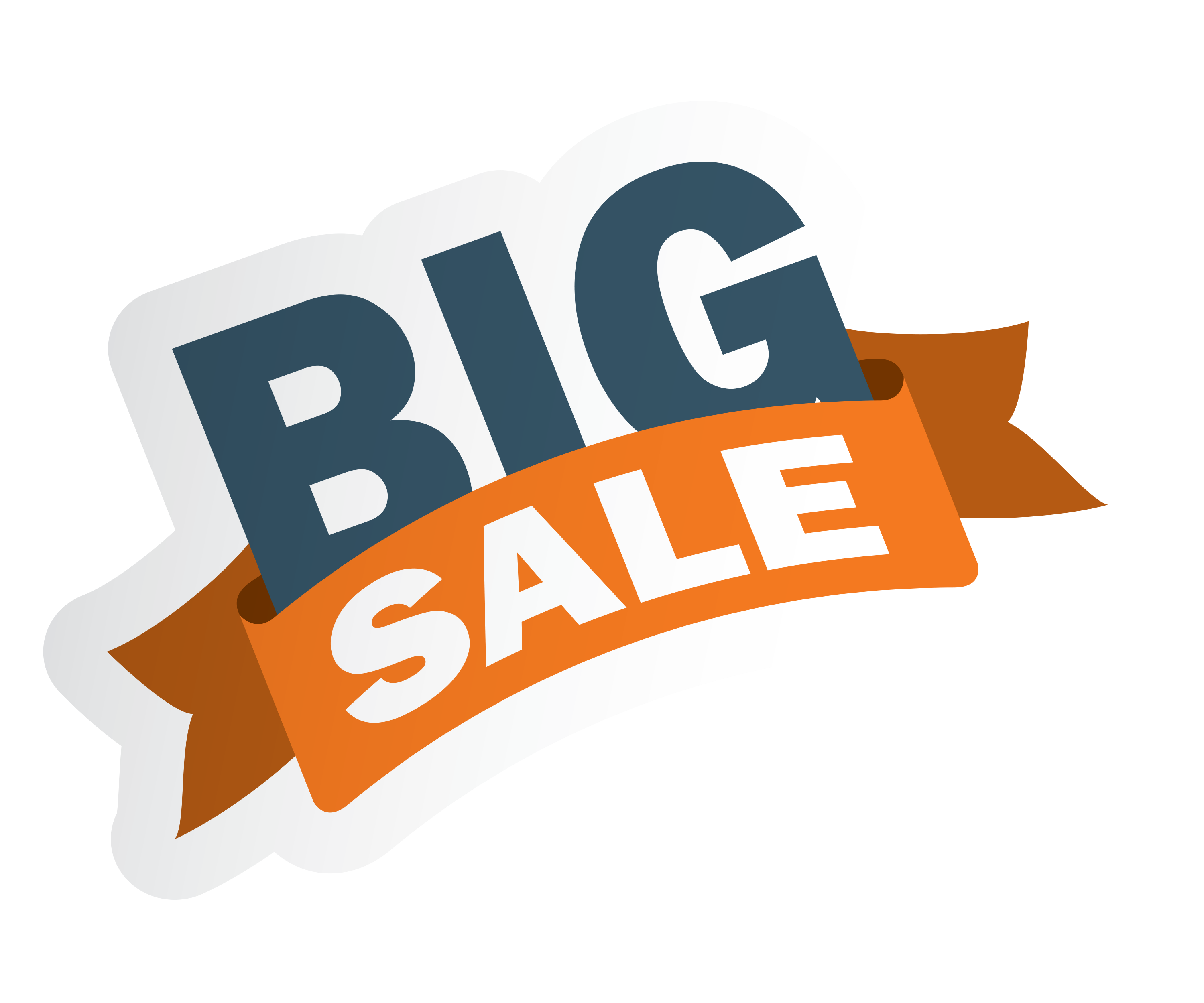 Big Sale Ribbon Banner Clipart