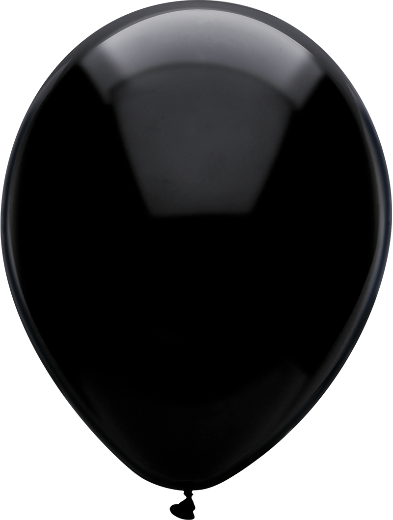 Black Party Balloon Clipart