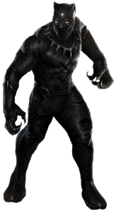 Black Panther Standing Marvel Character Free PNG