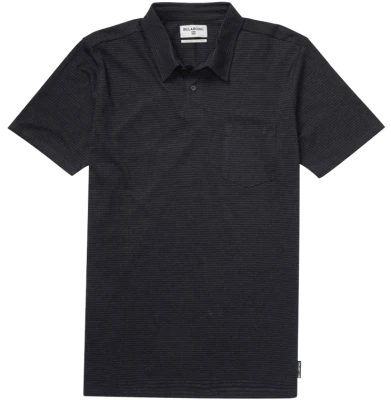 Black Billabong Polo Shirt PNG Image