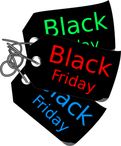 Black Friday Price Tags Transparent Background