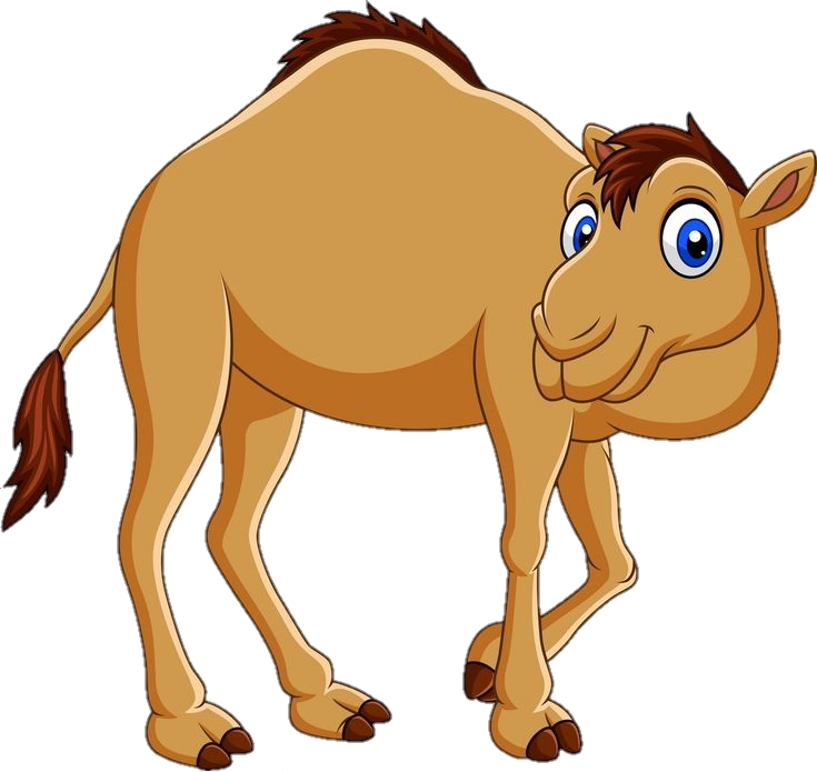 Cute Cartoon Camel Clipart
