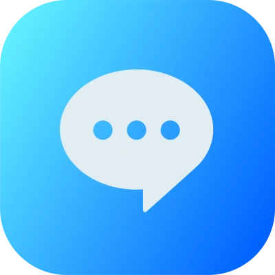 Apple Messages Blue App Icon Free Clipart