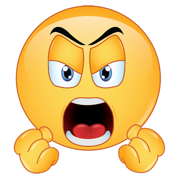 Angry Emoji Face Clipart