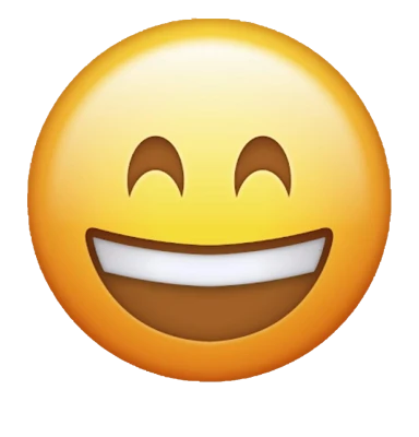 Grinning Emoji Face Free PNG