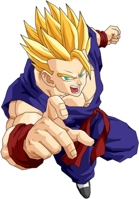 Gohan Super Saiyan 2 Free PNG