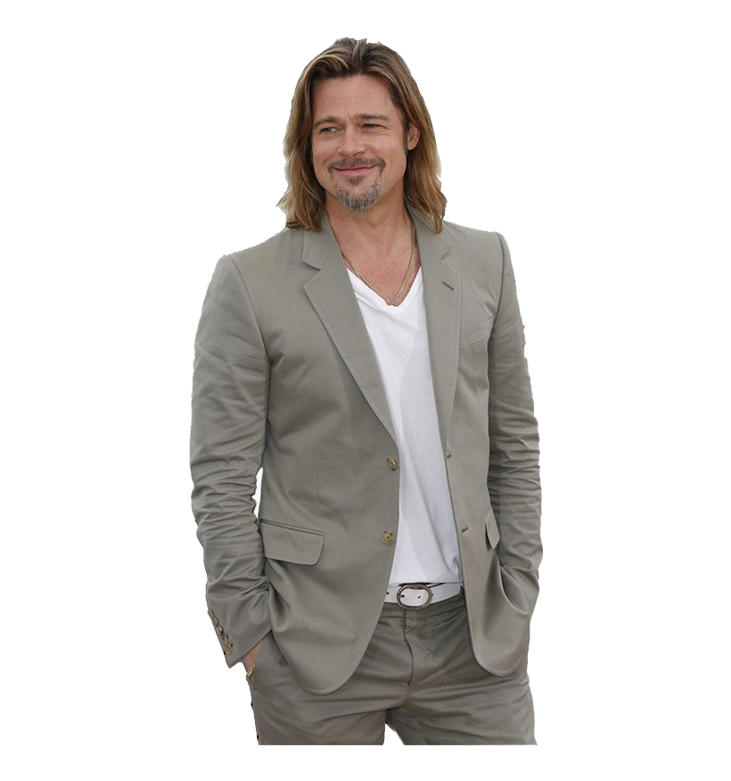 Brad Pitt Suit Clipart