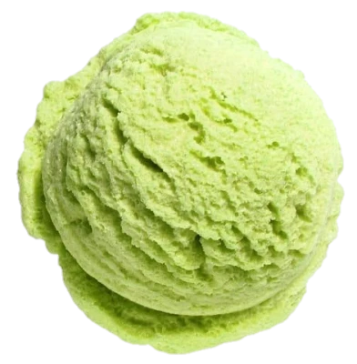 Green Ice Cream Scoop Free PNG