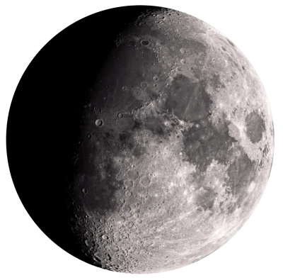 Half Moon Phase Free PNG