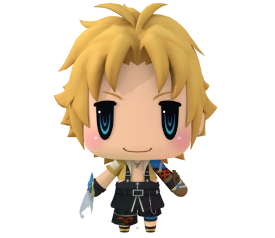 Chibi Tidus Final Fantasy PNG Image