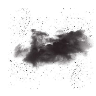 Black Smoke Explosion Free PNG