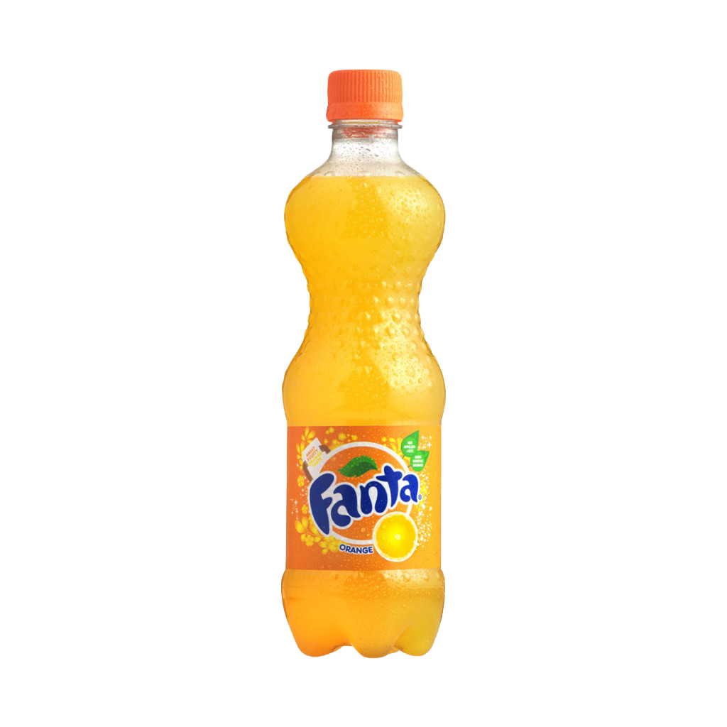 Fanta Orange Bottle Clipart